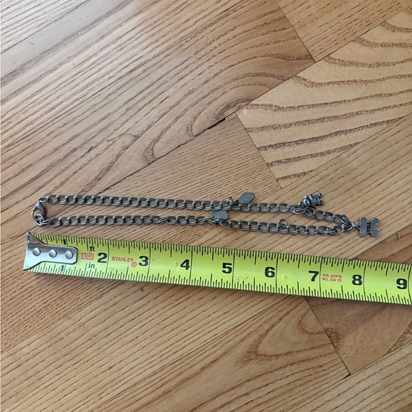 Vintage friendship necklace silver puzzle piece girl a friend till chain clasp - Picture 4 of 10